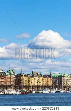 Aerial Panorama Of Stockholm, Sweden