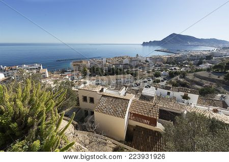Views Of The Beautiful Town Of Altea.