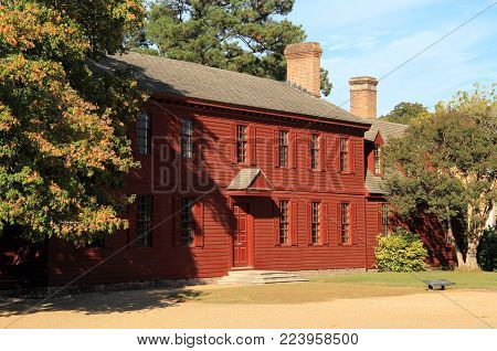 WILLIAMSBURG, VA - OCTOBER 6: The Peyton Randolph Home is one of the oldest and most historic of Colonial Williamsburg's original eighteenth century homes October 6, 2017 in Williamsburg, VA