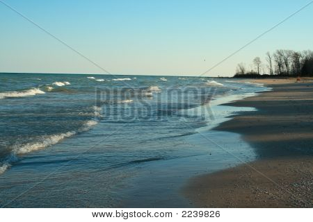 Jezero Michigan Beach