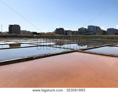 Pomorie, Bulgaria - September 06, 2019: Lake Pomorie Is The Northernmost Of The Coastal Burgas Lakes