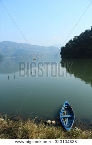 Beautiful Landscape Near Begnas Lake In Pokhara Nepal.
