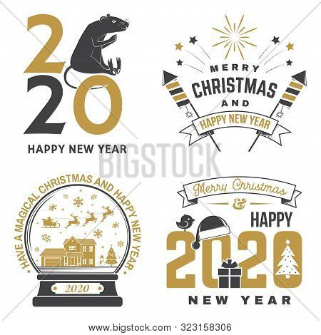 Set Merry Christmas Vector Photo Free Trial Bigstock