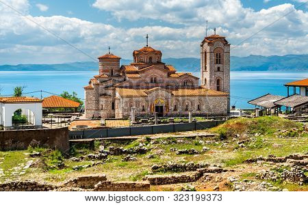 Saints Clement And Panteleimon Church At Plaosnik In Ohrid, North Macedonia