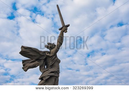Volgograd, Mamayev Kurgan. Motherland Calls! - Compositional Center Of Monument-ensemble To Heroes O