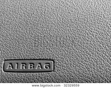 Airbag segno su un cruscotto
