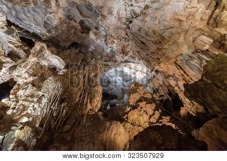 Ha Long Bay,vung Vieng Fishing Village,vietnam Dong Thien Cung Cave Or Paradise Cave One Of The Most