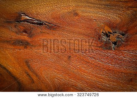 Wood Texture With Knots And Detail On The Wood Grain