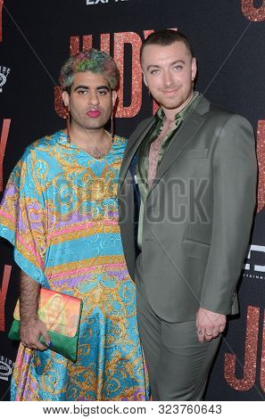 LOS ANGELES - SEP 19:  Alok Vaid-Menon, Sam Smith at the 