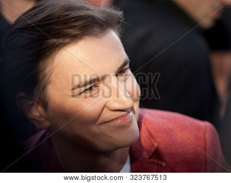 Belgrade, Serbia - September 15, 2019:  Prime Minister Ana Brnabic Smiling In The 2019 Edition Of Be