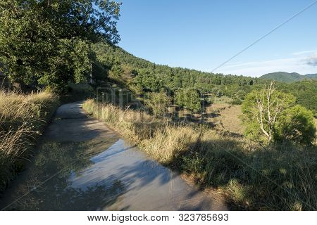 Natural Environment Of The Town Of Ripoll In Girona