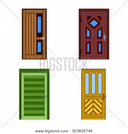 Vector Design Of Interior And Home Icon. Set Of Interior And Building Vector Icon For Stock.