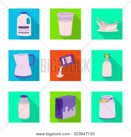 Vector Design Of Fresh And Diet Icon. Set Of Fresh And Healthy Stock Vector Illustration.