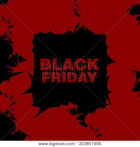 Black Friday Special Offer Poster Shopping Prize Tags With Text Holiday Promotion Concept Horizontal