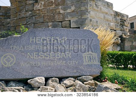 Nessebar, Bulgaria, August 26, 2019 :  Od Town Of Nessebar, Burgas Region, Bulgaria. Nessebar Unesco