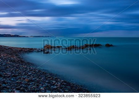 Bray Seaside at Blue Hour, County Wicklow, Ireland