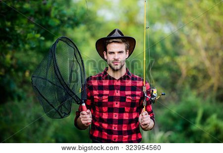 Casting Off. Serious Man In Cowboy Hat. Western Portrait. Vintage Style Man. Wild West Retro Cowboy.