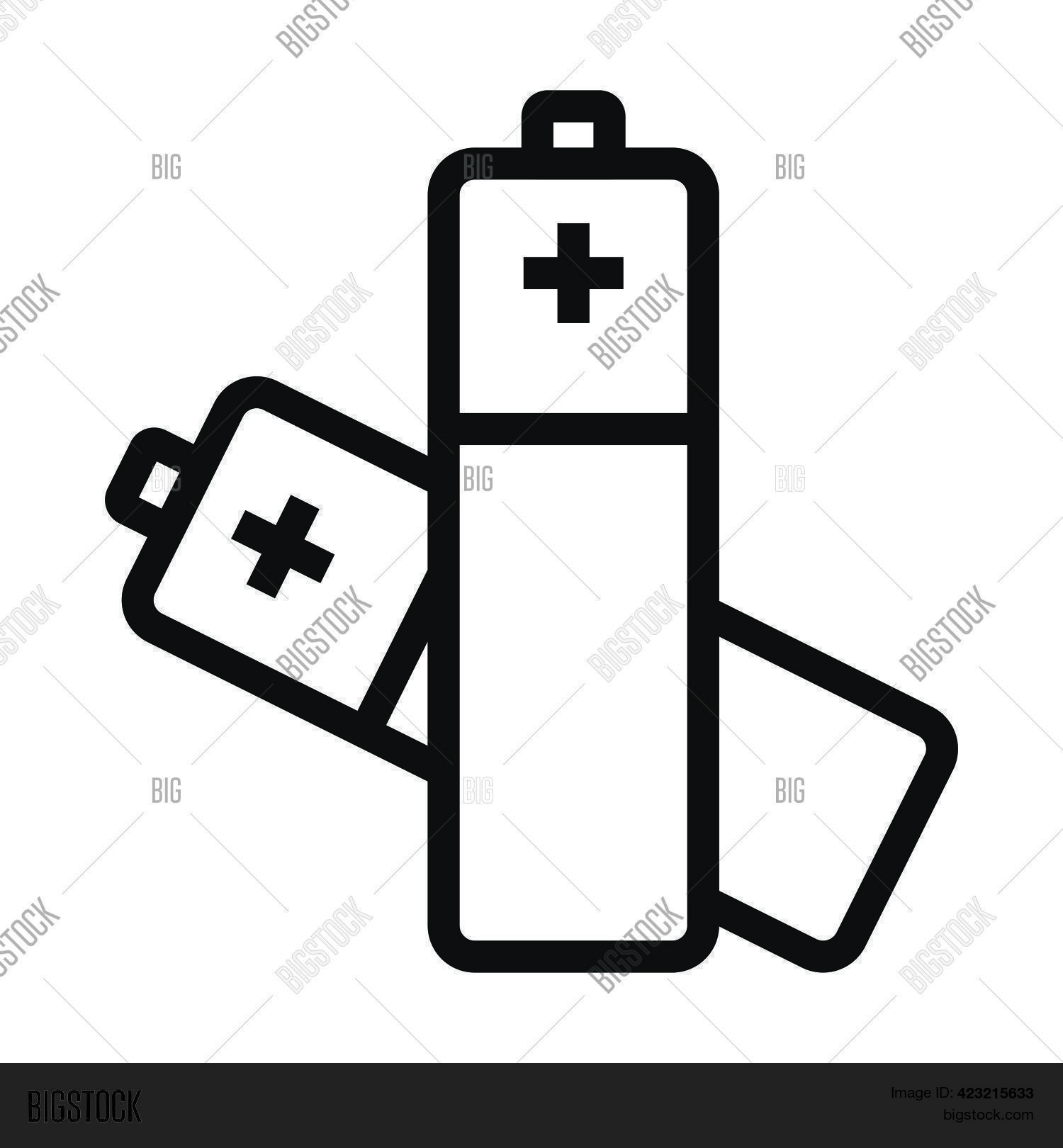 Electric Battery Icon Vector & Photo (Free Trial) Bigstock