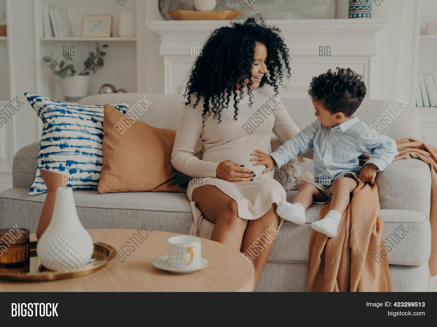 Lovely Pregnant Mixed Image & Photo (Free Trial) Bigstock