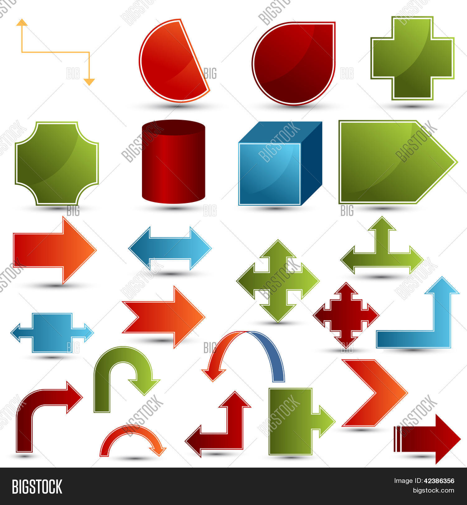 Image Set 3d Chart Image &amp; Photo (Free Trial) | Bigstock