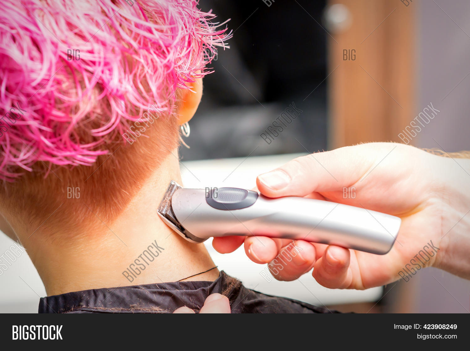 Back View Hairdressers Image & Photo (Free Trial) Bigstock