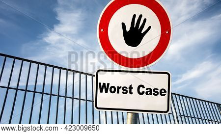Street Sign The Way To Best Versus Worst Case