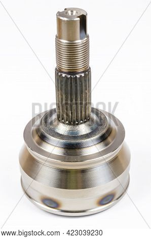 Drive Shaft Joint On White Background. New Constant Velocity Joints. Constant Velocity Joints Provid