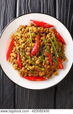 Khua Kling Is One Of The Most Well Known Southern Thai Food Dishes It's A Dry Curry,  Minced Meat Cl