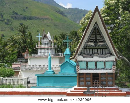 Tomba di Batak persone, Indonesia