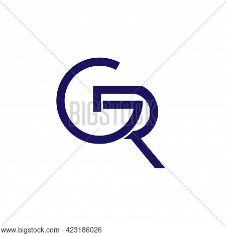 Gr Design Logo Vector. Gr Letter Design Logo Business