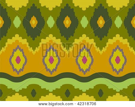 Illustration de fond de l'imprimé Ikat
