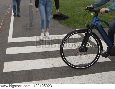 Bicycle Cycling In Old Age