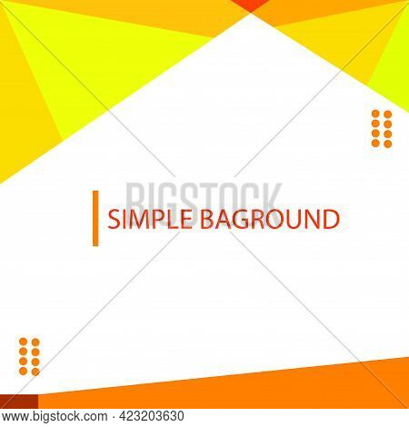 Simple Baground Template Design In Light Yellow