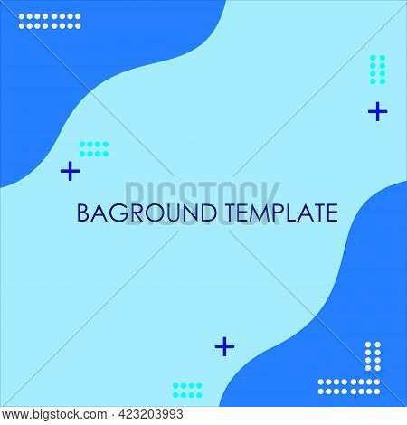 Simple Baground Certificate Template Design In Light Blue Color