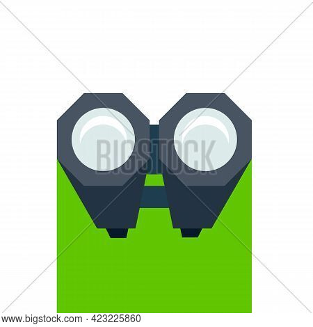Birdwatching Icon Binoculars Icon Isolated O White