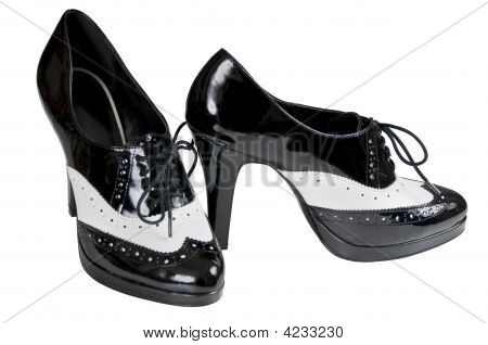 High Heels-Gamaschen, isoliert mit Clipping Path