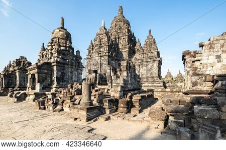 Prambanan Or Rara Jonggrang Is A 9th-century Hindu Temple Compound In Special Region Of Yogyakarta, 