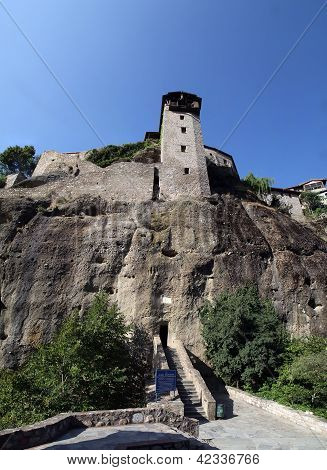 The Metï¿½ora. Greece. The monastery on the rock.