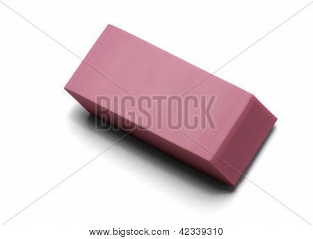 Pink viskelæder