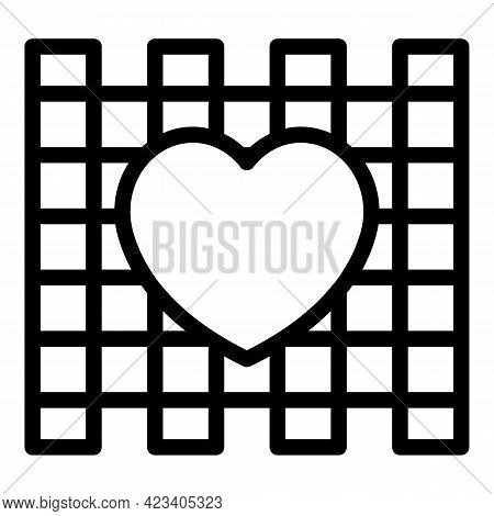 Event Planner Wedding Date Icon. Outline Event Planner Wedding Date Vector Icon For Web Design Isola