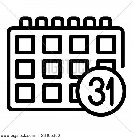 Event Planner Coordinator Icon. Outline Event Planner Coordinator Vector Icon For Web Design Isolate