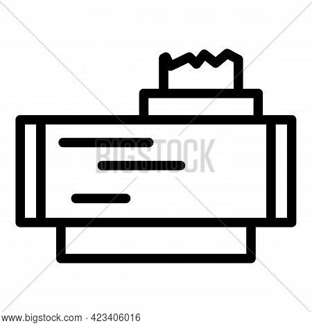 Taximeter Trip Icon. Outline Taximeter Trip Vector Icon For Web Design Isolated On White Background