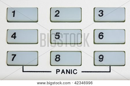 Number Keypad With Panic