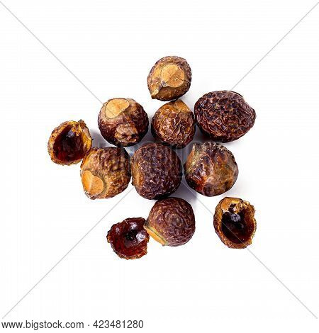 Brown Dry Soap Nuts (soapberries, Sapindus Mukorossi) For Organic Laundry And Gentle Natural Skin Ca