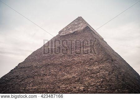 Great Pyramid Of Giza Buildt By Pharaoh Cheops In Cairo, Egypt