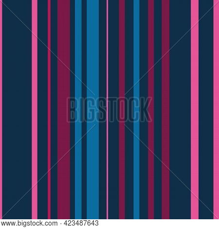 Pink And Blue Vertical Stripes Vector Pattern