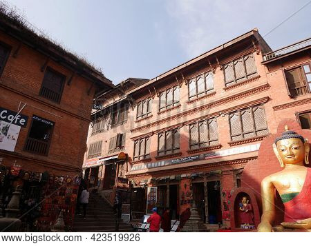 Souvenir Gift Nepalese Shop For Nepali People And Foreign Travelers Travel Visit Shopping In Swayamb