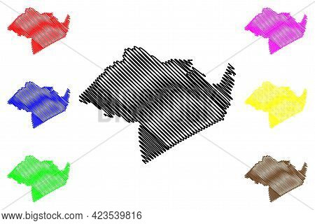 Surry County, Commonwealth Of Virginia (u.s. County, United States Of America, Usa, U.s., Us) Map Ve