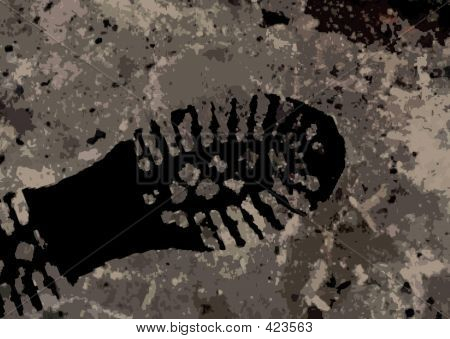Grungefootprint