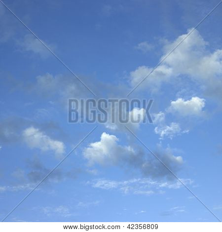 Blue Sky With Clouds